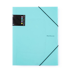 Odkladacia mapa s 3 chlopňami a gumičkou A4 PP PASTELINI, zelená