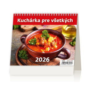 Stolový kalendár 2026 MiniMax Kuchárka pre všetkých