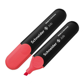Zvýrazňovač Schneider Job - červená Zvýrazňovač Schneider Job - červená
