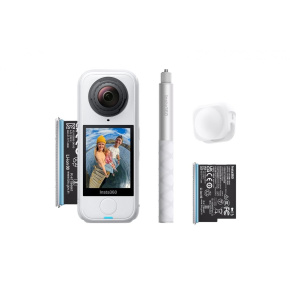 Insta360 X4 Air Starter Bundle akční kamera, Bílá, 8K / 30fps, 4K/ až 60fps, 6osý gyroskop, 360°, Active HDR, vodotěsná Insta360 X4 Air Starter Bundle akční kamera, Bílá, 8K / 30fps, 4K/ až 60fps, 6osý gyroskop, 360°, Active HDR, vodotěsná