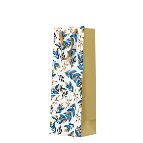 Darčeková taška na fľašu 12x10x37 cm Blossoming branches