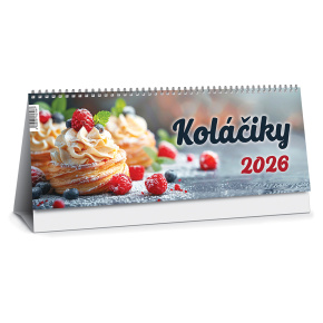 Kalendár stolový Koláčiky 2026