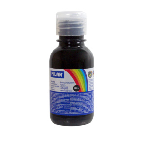 Farba temperová MILAN 125ml čierna