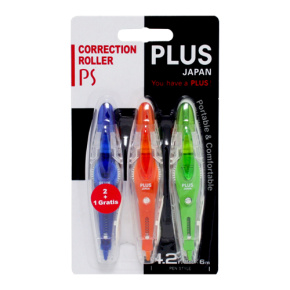 Korektor páska PLUS PS WH-034M-3P /4,2 mm x 6 m/ 2+1 ZDARMA