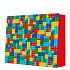 Darčeková taška Colorful Bricks, veľká 26,5x33x13,5 cm