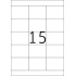 Etikety Top Stick A4/100 ks, 70x50,8 mm - 15 etikiet, biele