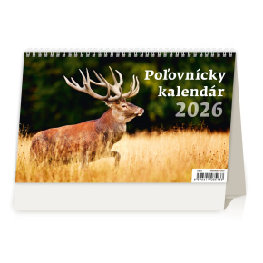 Stolový kalendár 2026 Poľovnícky kalendár