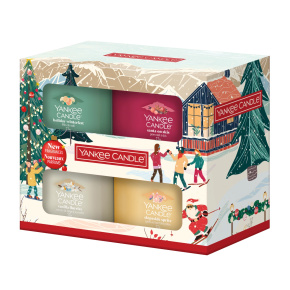 Vianočný set (4x votívna sviečka v skle) Vianočný set (4x votívna sviečka v skle)