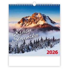 Nástenný kalendár 2026 Krásy Slovenska