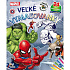 Omaľovanky - veľké so samolepkami JM - Marvel