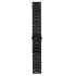 Garett univerzální řemínek 22 mm, černý kovový, typ Solid
