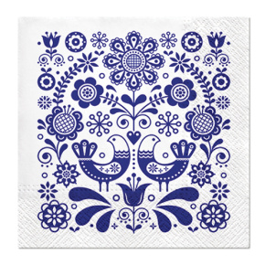 Obrúsky PAW L 33x33cm Folk Stamp