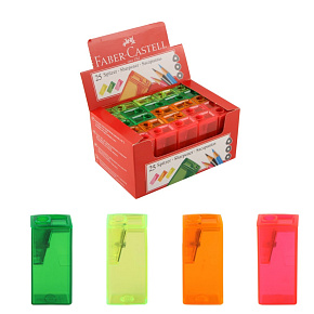 Strúhadlo Faber-Castell 125 LV /FLV so zásobníkom (mix /cena 1ks)