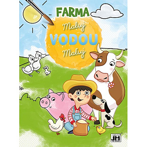Omaľovanky - Maľuj vodou JM A4 - Farma Omaľovanky - Maľuj vodou JM A4 - Farma