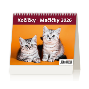 Stolový kalendár 2026 MiniMax Kočičky/Mačičky