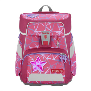 Školská aktovka SPACE pre prváčikov - 5-dielny set, Step by Step Star Stella, certifikát A