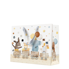 Darčeková taška horizontal 33,5x26,5x13 cm Train Of Joy