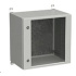 Vonkajšia nástenná skriňa Solarix LC-20 12U 600x600 mm, sklenené dvere, LC-20-12U-66-11-G