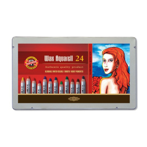 Voskovky KOH-I-NOOR Aquarell 24 ks