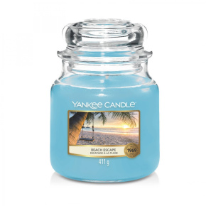 Sviečka Yankee Candle - BEACH ESCAPE, stredná