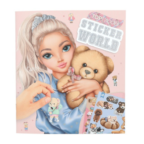 Kreatívny zošit Top Model so samolepkami - Stickerworld TEAM TEDDY
