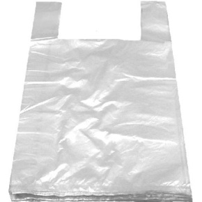 Taška PE igelitová biela Taška PE igelitová biela