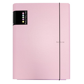 Odkladacia mapa s 3 chlopňami a gumičkou PP A4 Pastelini - ružová