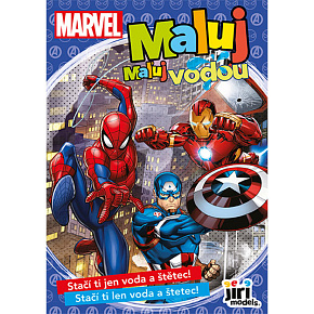 Omaľovanky - Maľuj vodou JM A5 - MARVEL Omaľovanky - Maľuj vodou JM A5 - MARVEL