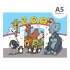 Omaľovánka A5 LUX - Zoo