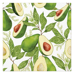 Obrúsky PAW L 33x33cm Avocado Fever