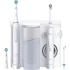 Oral-B Oral Health Center + iO Series 4 White set elektrického zubního kartáčku a ústní sprchy, bílá