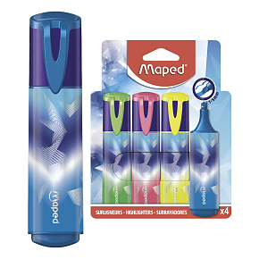 Zvýrazňovač MAPED Arctic 1-5 mm, 4 ks Zvýrazňovač MAPED Arctic 1-5 mm, 4 ks