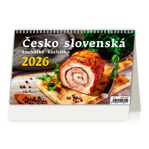Stolový kalendár 2026 Česko-slovenská kuchařka/kuchárka