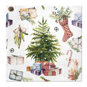 Obrúsky PAW L 33x33cm Christmas at Home Obrúsky PAW L 33x33cm Christmas at Home