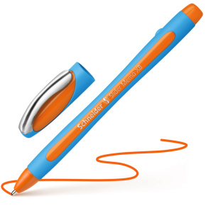Gélové pero Schneider Slider Memo XB - oranžová náplň
