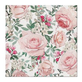 Obrúsky PAW AIRLAID L 40x40 cm Gorgeous Roses
