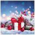 Obrúsky TaT 33x33cm Gift With A Red Bow
