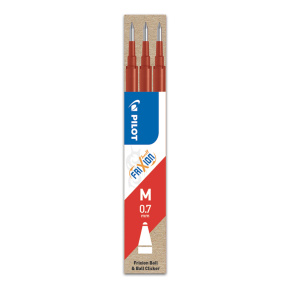 Náplň gumovacia PILOT Frixion 0,7 mm/3 ks - červená
