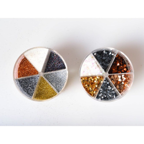 Dekorácia Star Light Glitter (prášok / konfety srdiečka) 60g Dekorácia Star Light Glitter (prášok / konfety srdiečka) 60g