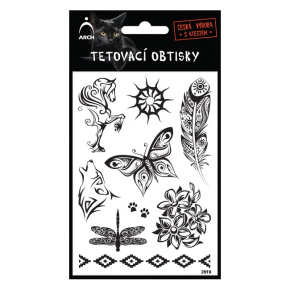 Čierne tetovacie obtlačky - kôň