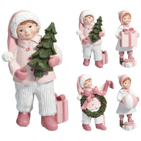 Vianočná figúrka chlapca /dievčaťa 120 mm (mix 4 dizajnov /cena za 1 ks) Vianočná figúrka chlapca /dievčaťa 120 mm (mix 4 dizajnov /cena za 1 ks)
