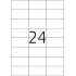 Etikety Top Stick A4/100 ks, 70x37 mm - 24 etikiet, biele