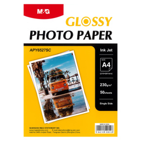 Fotopapier pre atramentové tlačiarne A4, lesklý, 50 listov, 230g Fotopapier pre atramentové tlačiarne A4, lesklý, 50 listov, 230g