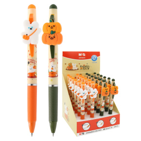 Pero gélové /gumovacie M&G Pumpkin, hrot 0,5 mm - modrá náplň (2 dizajny) Pero gélové /gumovacie M&G Pumpkin, hrot 0,5 mm - modrá náplň (2 dizajny)