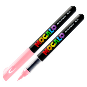 Popisovač M&G MOCALO Acrylic Marker, štetcový hrot - Light Pink 219 Popisovač M&G MOCALO Acrylic Marker, štetcový hrot - Light Pink 219