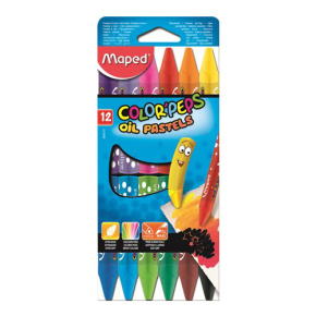 Pastely olejové MAPED "COLOR`PEPS", 12 ks