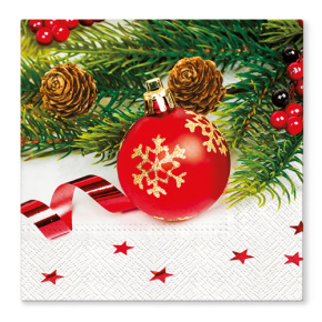 Obrúsky TaT 33x33cm Red Bauble Obrúsky TaT 33x33cm Red Bauble