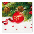 Obrúsky TaT 33x33cm Red Bauble