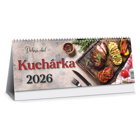 Kalendár stolový Kuchárka - Dobrú chuť 2026