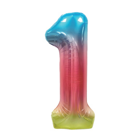 Balón narodeninový, farebný 40" (100 cm) číslo 1